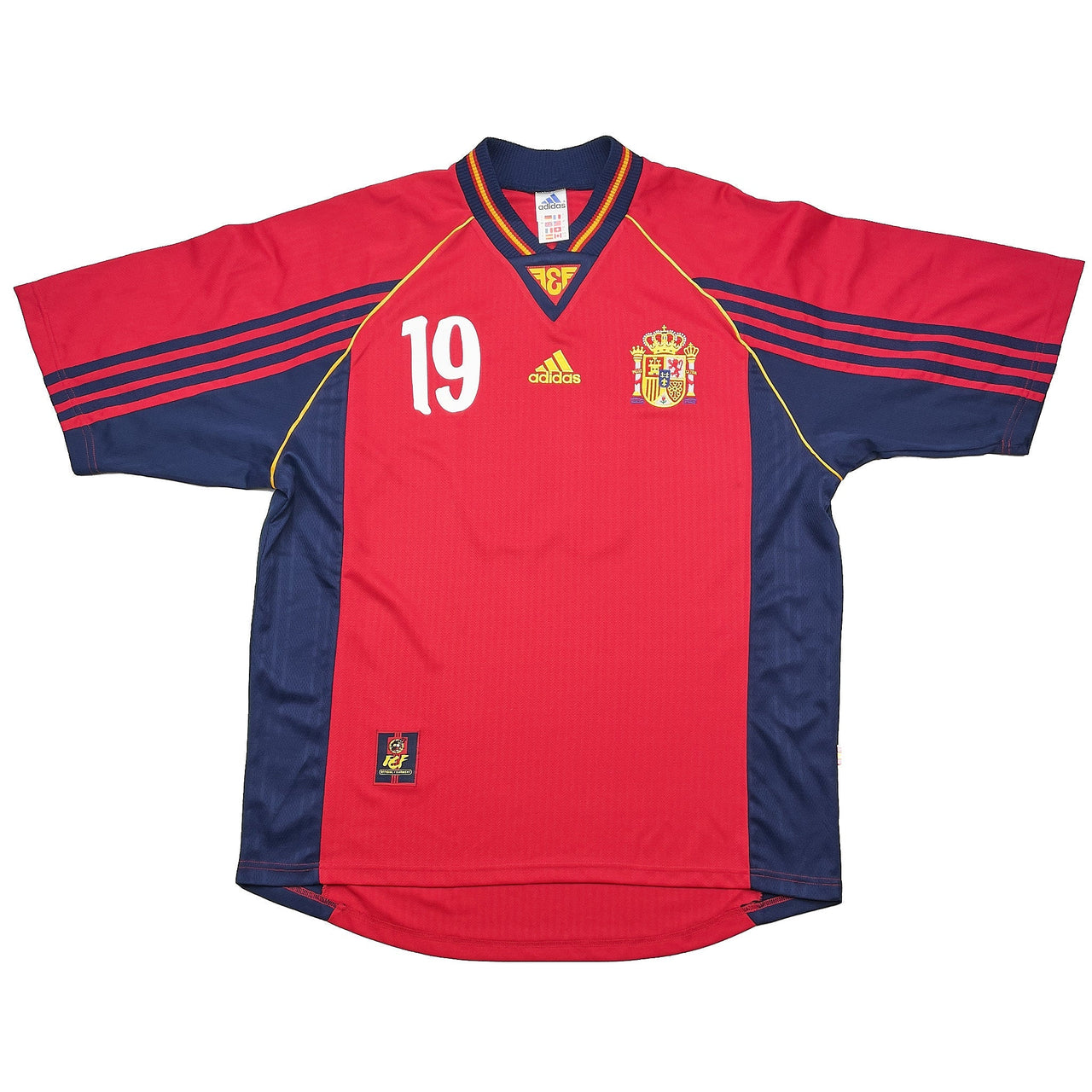 1998/00 Spain Kiko #19 Home Shirt (L) Adidas