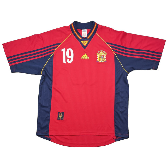 1998/00 Spain Kiko #19 Home Shirt (L) Adidas