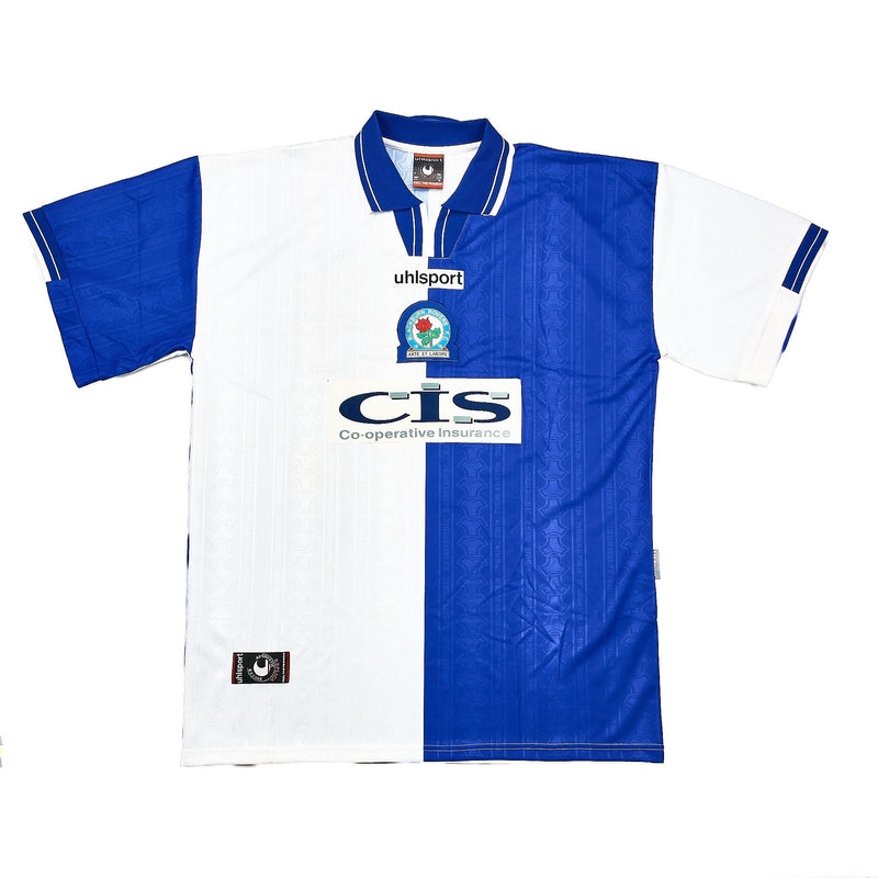 1998/99 Blackburn Rovers Sutton #9 Home Shirt (XL) Uhlsport
