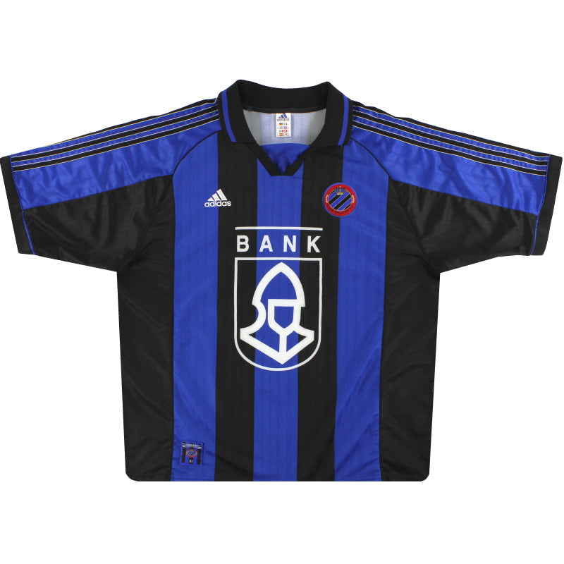 1999-00 Club Brugge adidas Home Shirt M