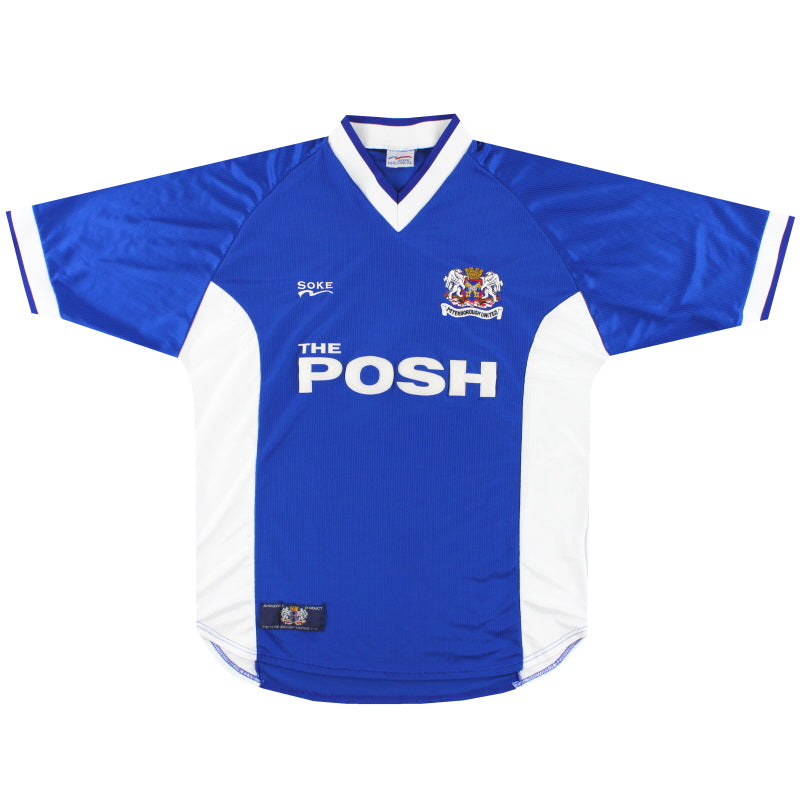 1999-00 Peterborough Home Shirt XL - Classic Football Kit