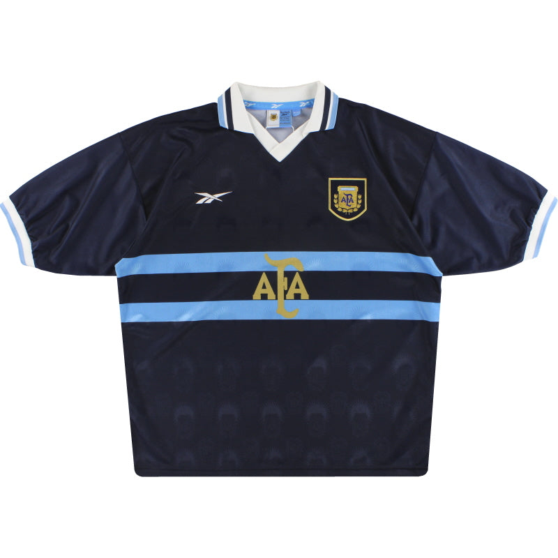 1999-01 Argentina Reebok Away Shirt *Mint* L
