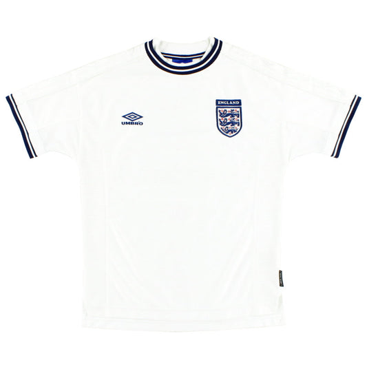 1999-01 England Umbro Home Shirt XL