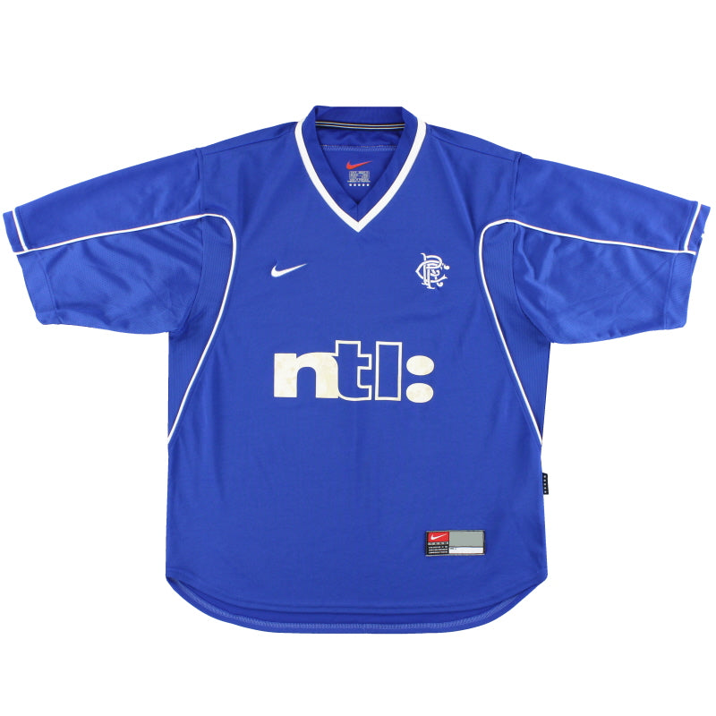 1999-01 Rangers Nike Home Shirt XL