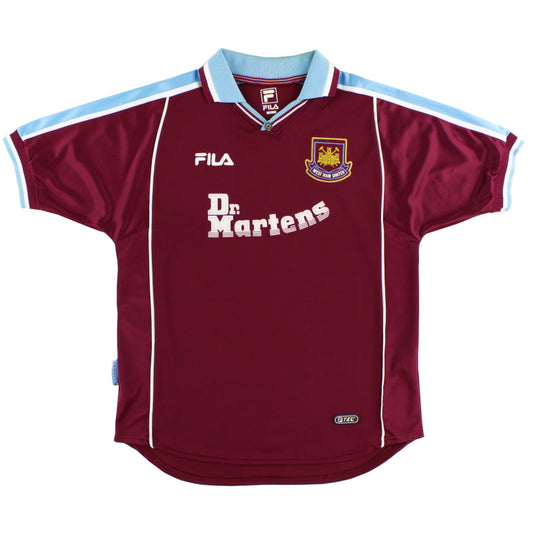 1999-01 West Ham Fila Home Shirt L