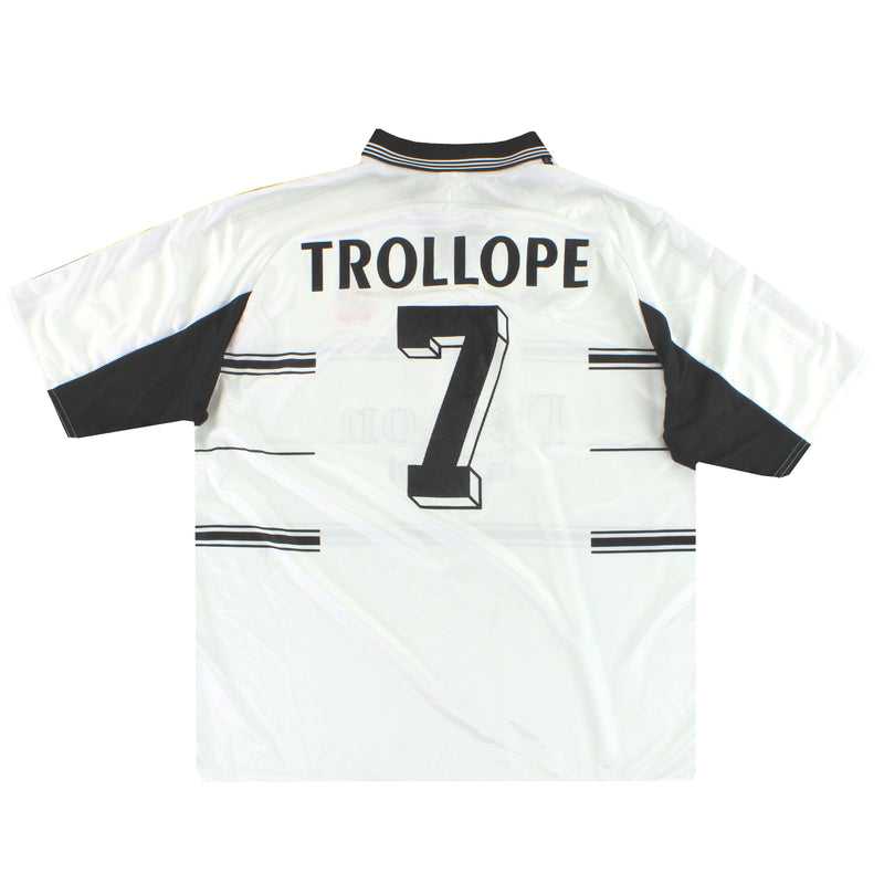 1999-01 Fulham adidas Home Shirt Trollope #7 XXL