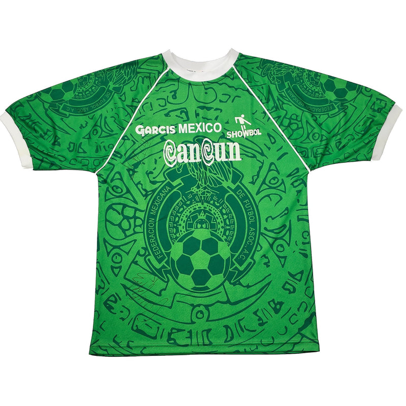 1999 Mexico *Signed* Training Shirt (M) Garcis