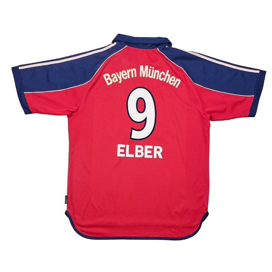 1999/00 Bayern Munich Elber #9 Home Shirt (L) Adidas