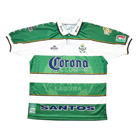 1999/00 Santos Laguna Home Shirt (XL) Corona Sport