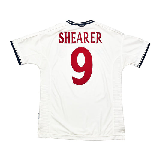 1999/01 England Shearer #9 Home Shirt (L) Umbro