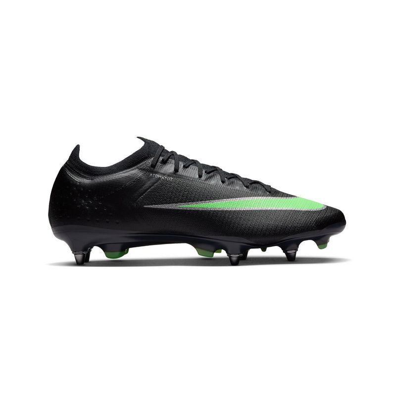 Nike Mercurial Vapor 17 Low Elite SG Football Boots - Black/Illusion Green/Black