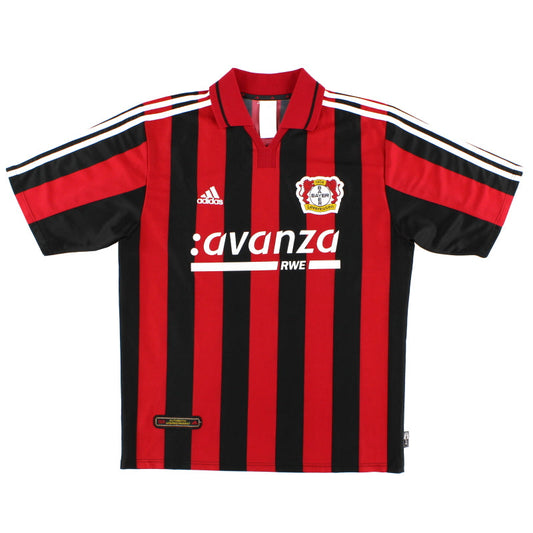 2000-01 Bayer Leverkusen adidas Home Shirt L