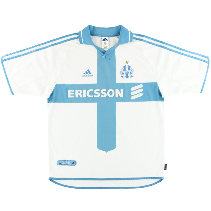 2000-01 Olympique Marseille adidas Home Shirt S