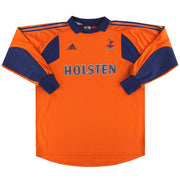 2000-01 Tottenham adidas Goalkeeper Shirt L - Classic Football Kit