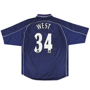 2000-01 Derby County Puma Away Shirt West #34 XL - Classic Football Kit