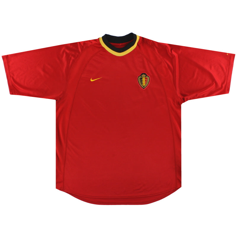 2000-02 Belgium Nike Home Shirt XL - Classic Football Kit