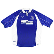 2000-02 Everton Puma Home Shirt L - Classic Football Kit