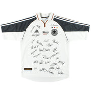 2000-02 Germany adidas 'Squad Signed' Home Shirt L