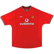 2000-02 Manchester United Umbro Home Shirt *Mint* M - Classic Football Kit