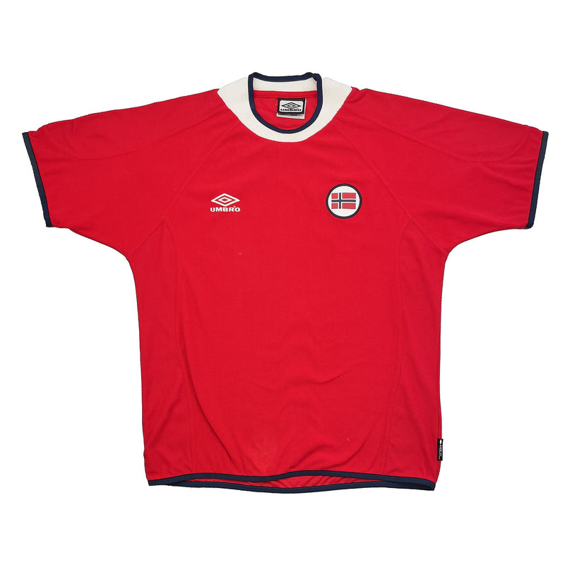 2000/02 Norway Home Shirt (L) Umbro