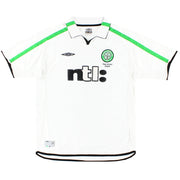 2001-02 Celtic Umbro 'Treble Winners' Away Shirt XL - Classic Football Kit