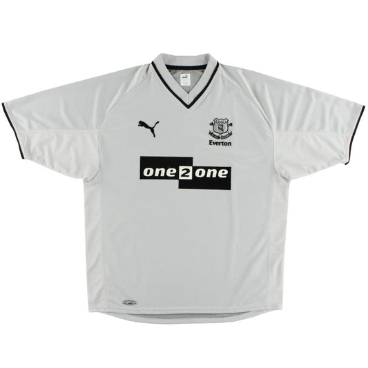 2001-02 Everton Puma Away Shirt L