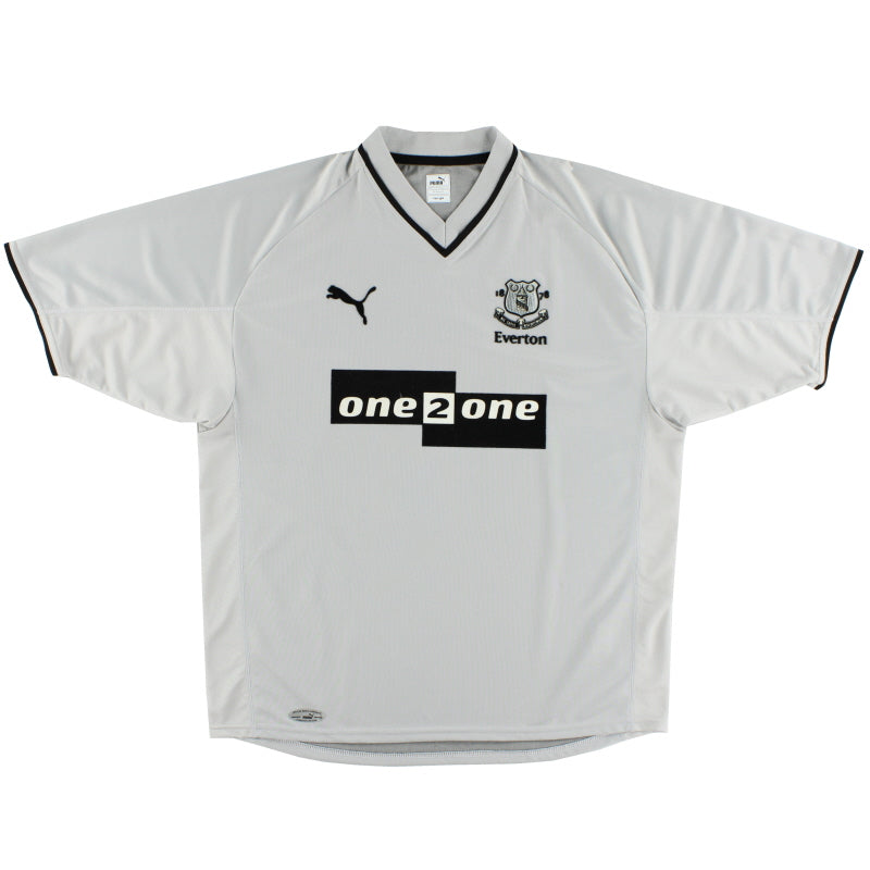 2001-02 Everton Puma Away Shirt L