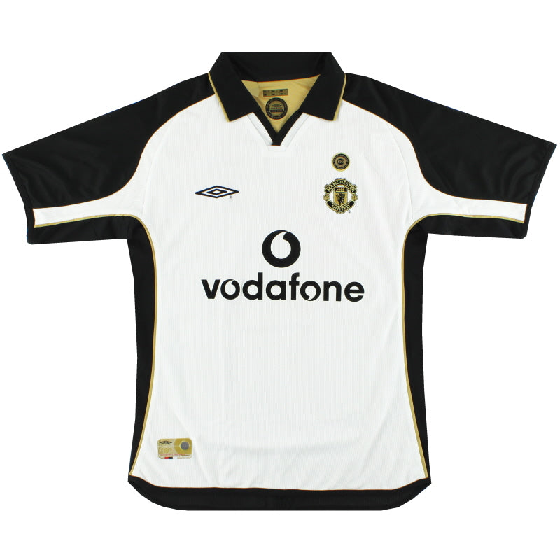 2001-02 Manchester United Umbro Centenary Reversible Away Shirt M.Boys