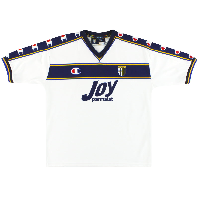 2001-02 Parma Champion Away Shirt XL - Classic Football Kit