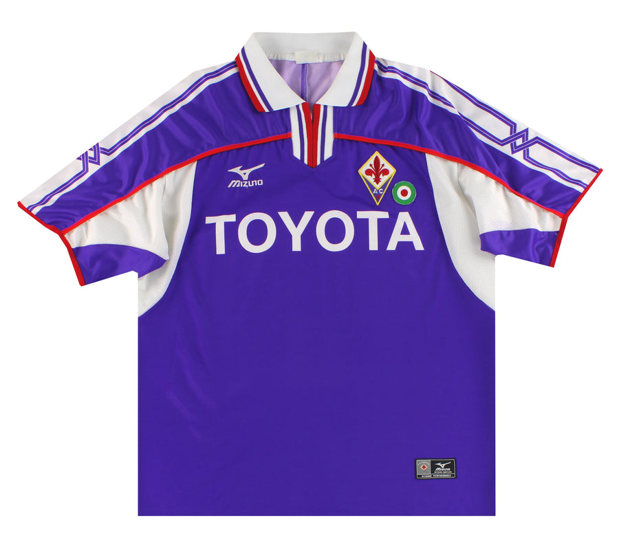 2001-02 Fiorentina Mizuno Home Shirt XL