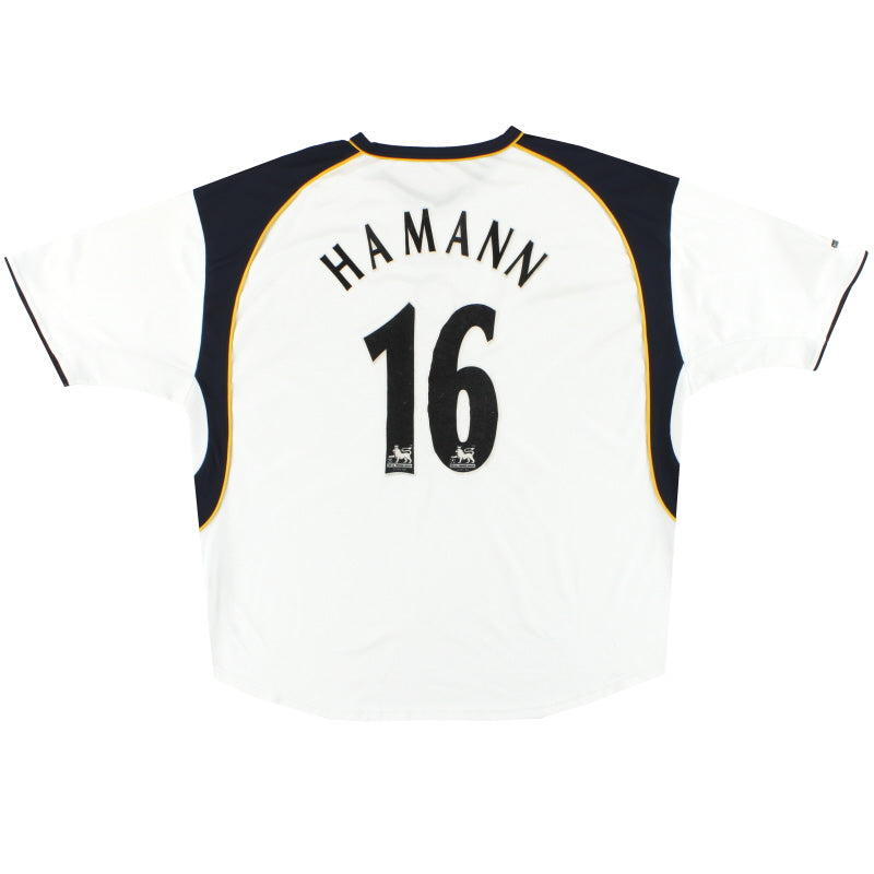 2001-03 Liverpool Reebok Away Shirt Hamann #16 XXL