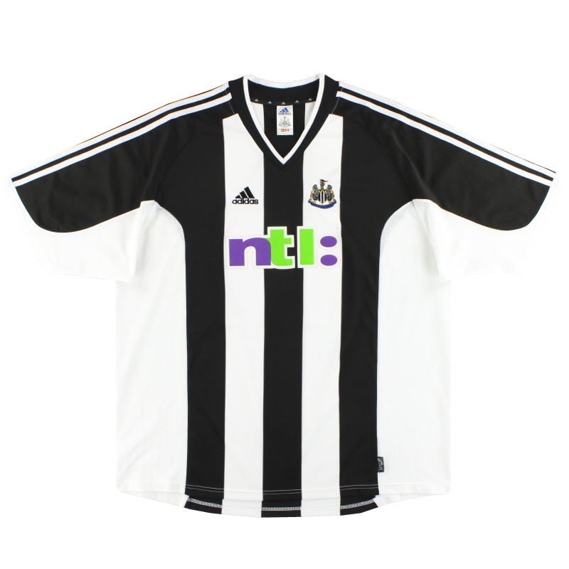 2001-03 Newcastle adidas Home Shirt L - Classic Football Kit