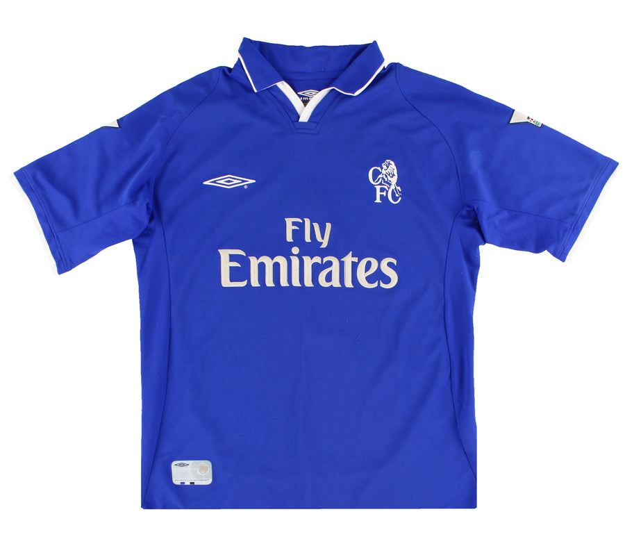 2001-03 Chelsea Umbro Home Shirt Desailly #6 M