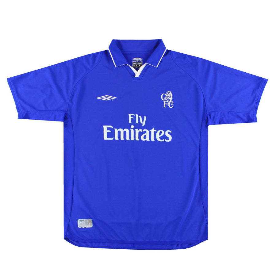 2001-03 Chelsea Umbro Home Shirt XL - Classic Football Kit