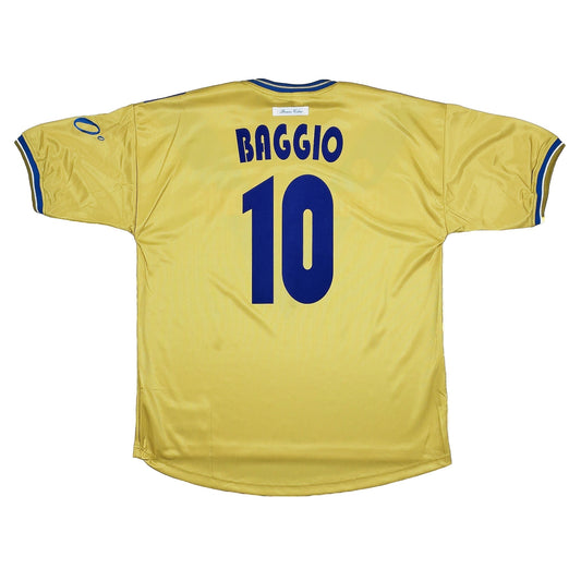 2001/02 BRESCIA BAGGIO #10 *90 YEAR* THIRD SHIRT (XL) GARMAN