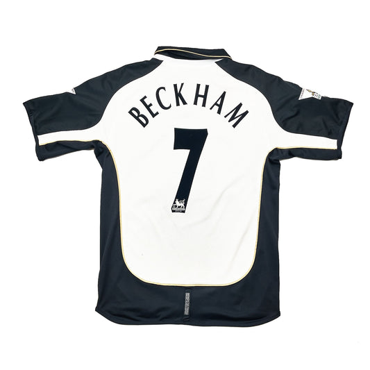 2001/02 Manchester United Beckham #7 *Centenary* Away/Third Shirt (M) Umbro