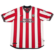2001/02 Southampton Beattie #9 *Match Worn Vs Manchester United* Home Shirt (XL) Sfc