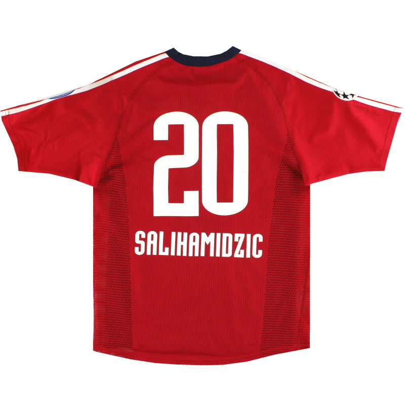 2002-03 Bayern Munich adidas Player Issue CL Home Shirt Salihamidzic #20 S