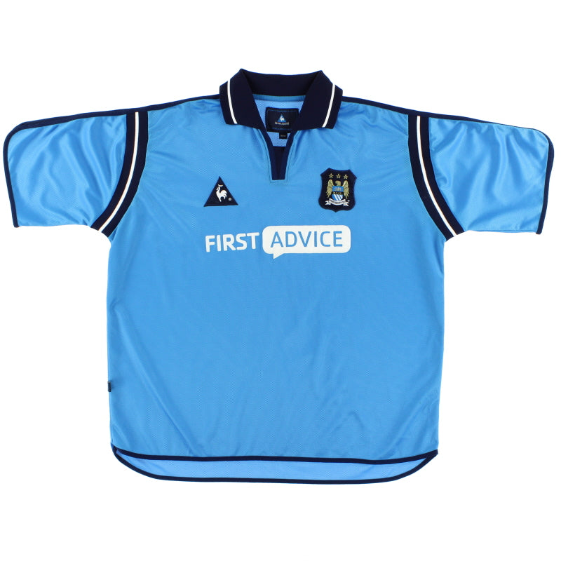 2002-03 Manchester City Le Coq Sportif Home Shirt XL