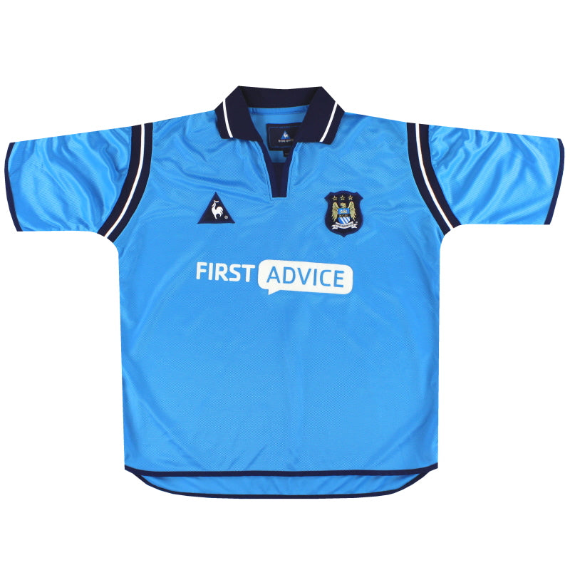 2002-03 Manchester City Le Coq Sportif Home Shirt XXXL - Classic Football Kit