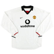 2002-03 Manchester United Away Shirt L/S *Mint*