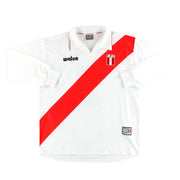 2002-03 Peru Walon Home Shirt #7 L/S *Mint* XL - Classic Football Kit