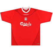 2002-04 Liverpool Reebok Home Shirt *Mint* L