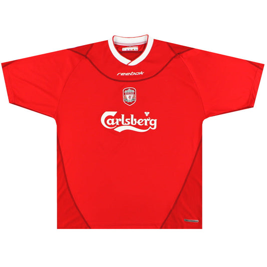 2002-04 Liverpool Reebok Home Shirt *Mint* L