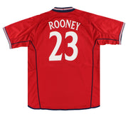 2002-04 England Umbro Away Shirt Rooney #23 XL