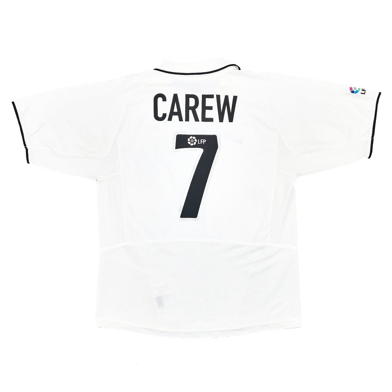 2002/03 Valencia Carew #7 Home Shirt (M) Nike