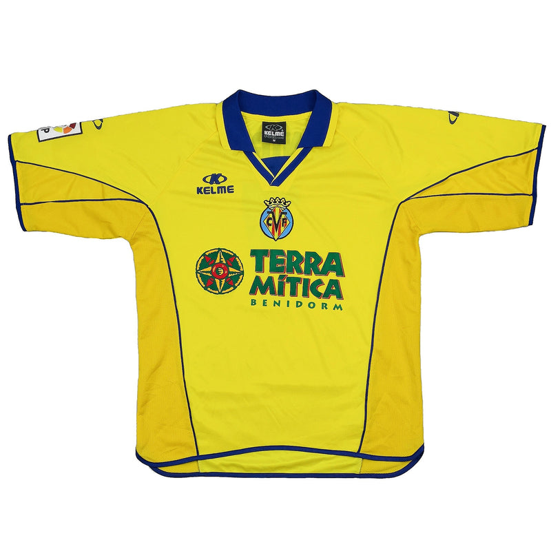 2002/03 Villarreal De Nigris #7 Home Shirt (M) Kelme
