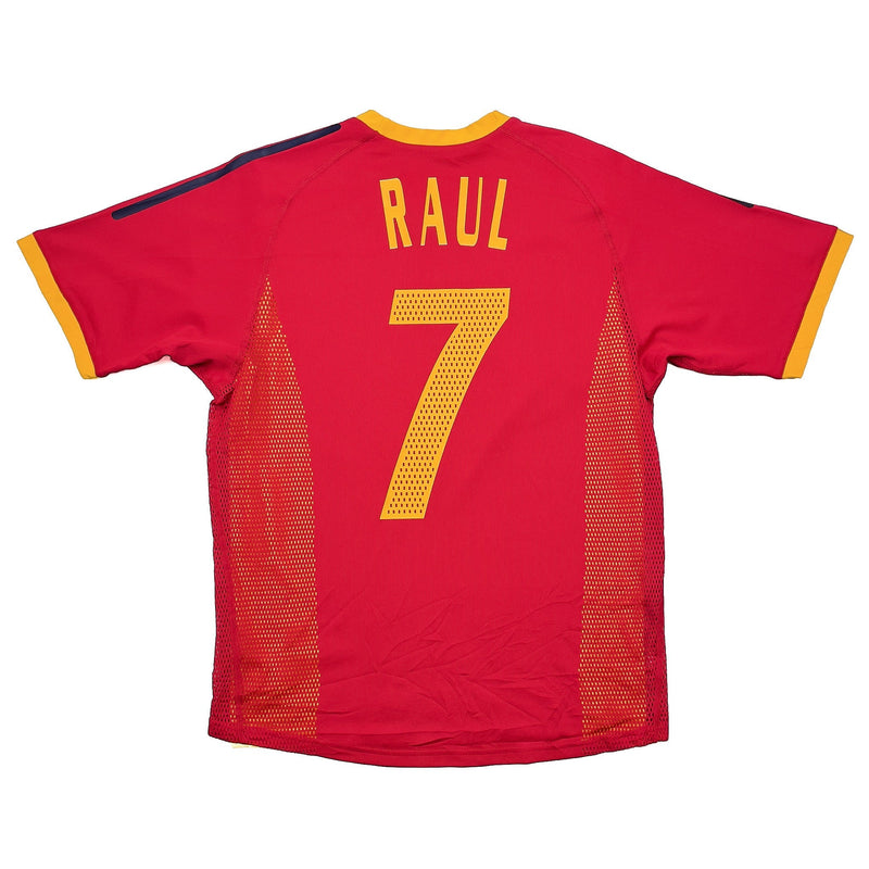 2002/04 Spain Raul #7 *Player Issue* Home Shirt (S) Adidas