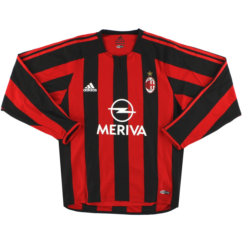 2003-04 AC Milan adidas Player Issue Home Shirt #8 L/S *As New*