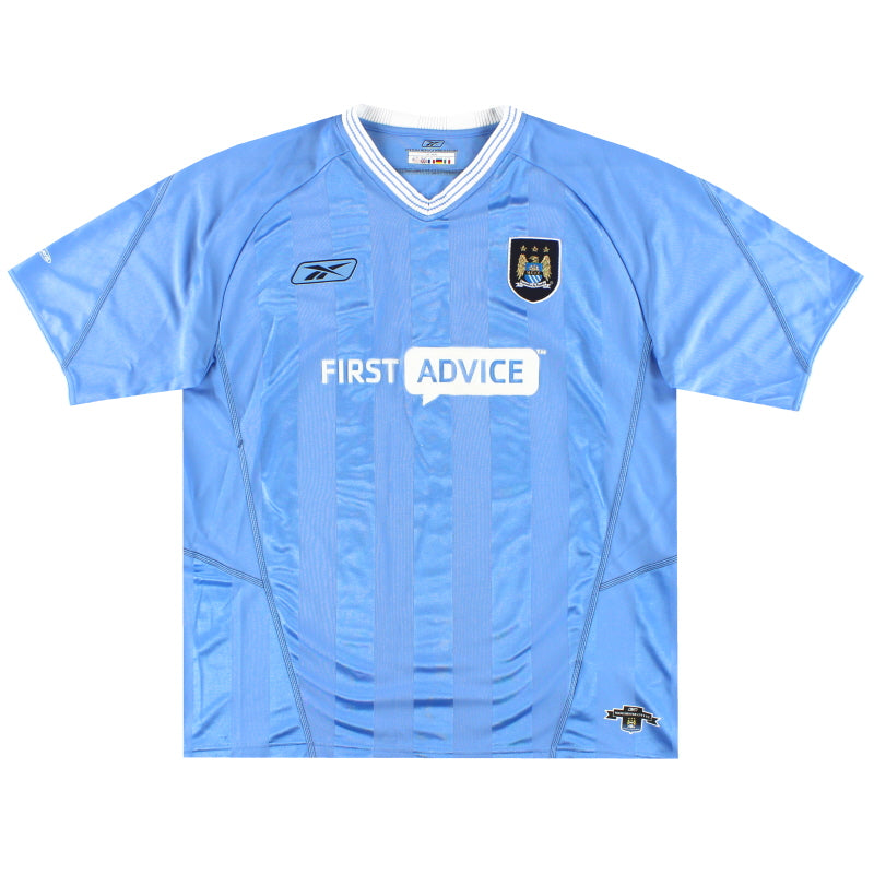 2003-04 Manchester City Reebok Home Shirt XL